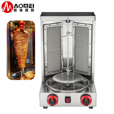 Gastype LPG/NG Doner Kebab Roterende machine voor Shawarma en Kebab productielijn