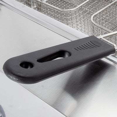 6L 6L commerciële roestvrij staal gas deep fry met 2 mand gebakken kip machine