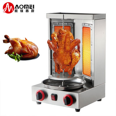 Gastype LPG/NG Doner Kebab Roterende machine voor Shawarma en Kebab productielijn