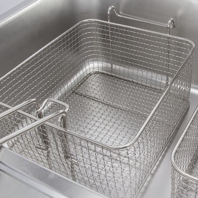 6L 6L commerciële roestvrij staal gas deep fry met 2 mand gebakken kip machine