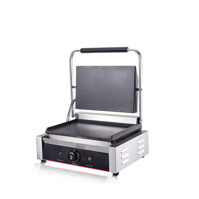 Buiten 425*370*190MM Eénkop roestvrij staal professionele elektrische contact broodjesmaker Panini grills