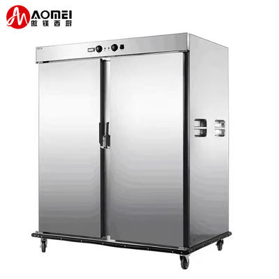 Roestvrij staal Buffet Food Warmer Cart voor catering 220V/50HZ/1Ph Power Supply Klaar