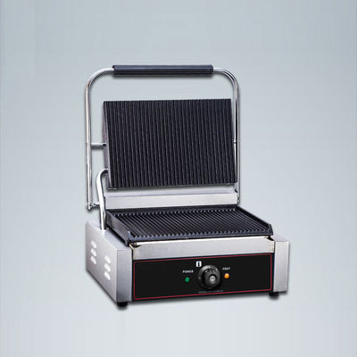 Buiten 425*370*190MM Eénkop roestvrij staal professionele elektrische contact broodjesmaker Panini grills