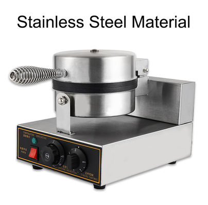 Niet-klevende commerciële wafelmachine voor enkelvoudige Belgische waffels 250*320*195mm