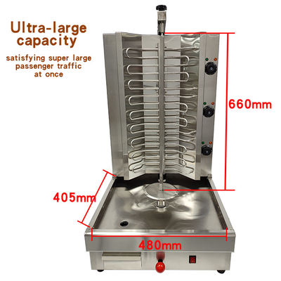 Brandbescherming Doner Kebab Machine voor automatische elektrische verwarming