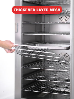 120 mm laaghoogte roestvrij staal mobiele voedselwarmer trolley voor banketten en commerciële