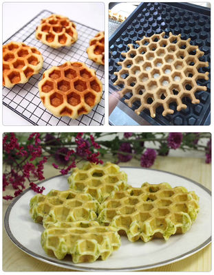 220V/50Hz Timer 0-10 Minuten Vierkante Belgische Waffelmachine Elektrische Snack Waffelmaker