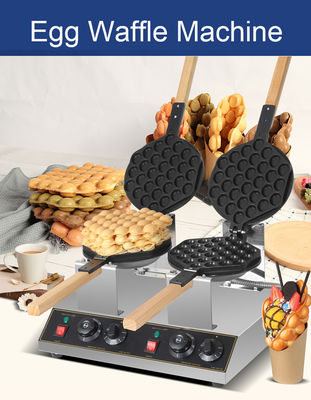 Roestvrij staal commerciële taart Belgische wafelmachine voor en gemakkelijke bediening