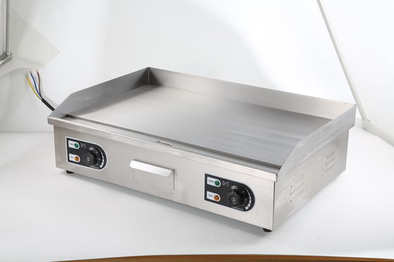 Hotel Restaurant Keukenapparatuur Roestvrij staal Tafelplaat Elektrisch Plat Plaat Griddle