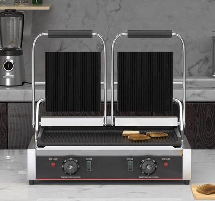 Commerciële Panini Grill Elektrische contactgrill Industriële persgrill Sandwich Druk