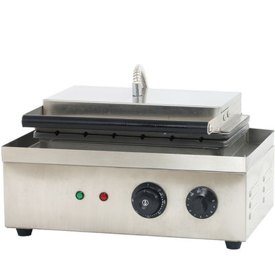 Stainless Steel Snack Machines voor Maïs Waffle Maker 220V Commerciële Six Parts Style