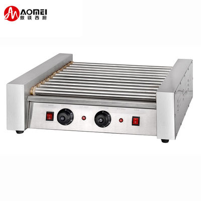 Hotdog-rollergrillmachine voor winkels voor voedingsmiddelen en dranken 590x510x200mm Verpakkingsdimensie