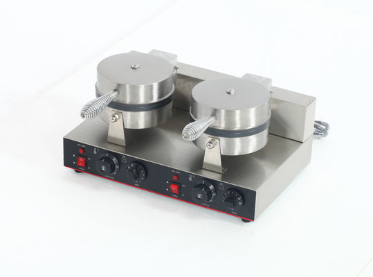 Elektrische wafelbakker met 2 borden en temperatuurregeling Bruto gewicht 12,5 kg