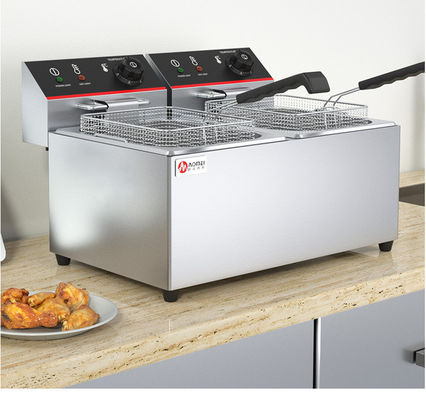 6L 6L dubbele tanks elektrische deepfryer met 5000w vermogen en gebruiksvriendelijk ontwerp
