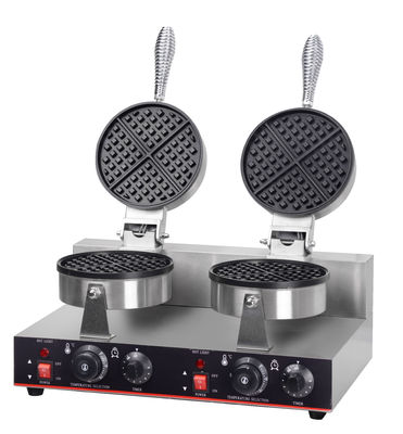 Elektrische wafelbakker met 2 borden en temperatuurregeling Bruto gewicht 12,5 kg