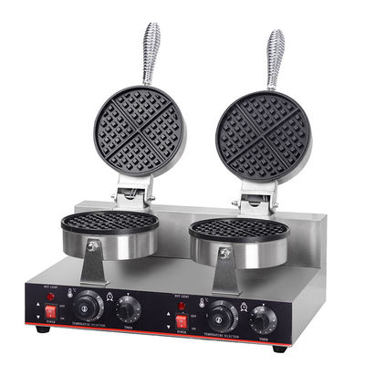 Elektrische wafelbakker met 2 borden en temperatuurregeling Bruto gewicht 12,5 kg