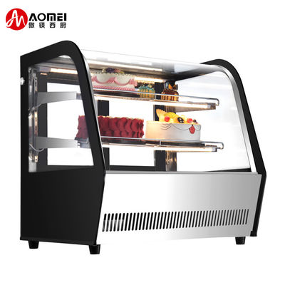 Koekkoelkas met glasdisplay en temperatuurbereik van 2-8