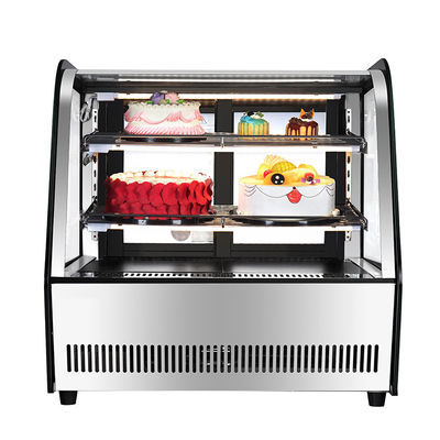 Koekkoelkas met glasdisplay en temperatuurbereik van 2-8
