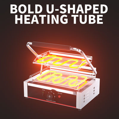 Commerciële keukenapparatuur Elektrische grill met roestvrij staalconstructie