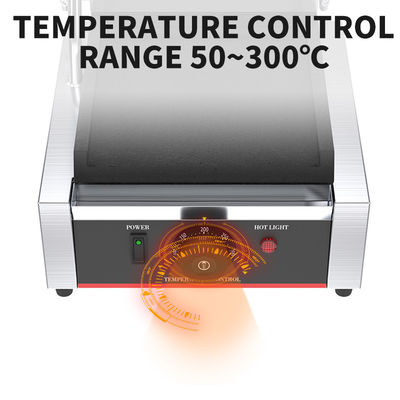 Commerciële Panini Press Grill Maker met PTFE anti-stick coating