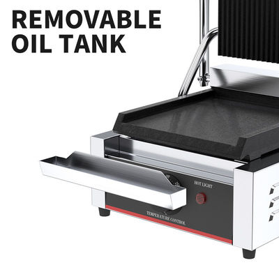 Commerciële Panini Press Grill Maker met PTFE anti-stick coating