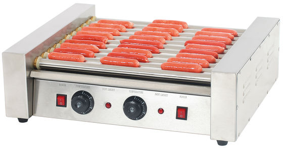 9 Roller Hot Dog Grill Maker voor Retail Snack Machine Gemak en efficiëntie