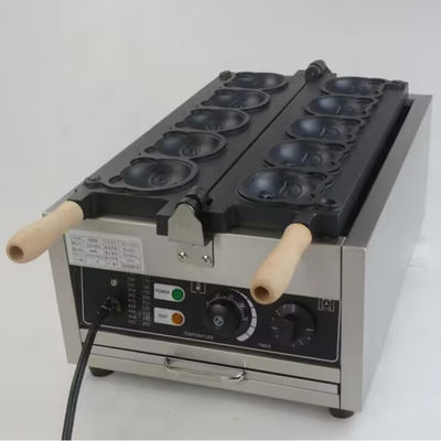 Commerciële wafelmachine in cartoonvorm Elektrische snackmachine met temperatuur 0-300'C