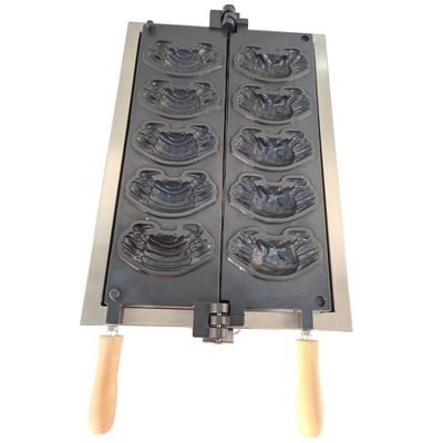 Commerciële wafelmachine in cartoonvorm Elektrische snackmachine met temperatuur 0-300'C