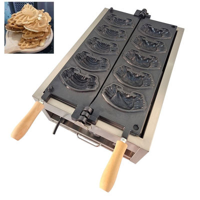 Commerciële Non Stick Electric Egg Waffle Maker met krab en dier vormen Cartoon 110/220 Spanning