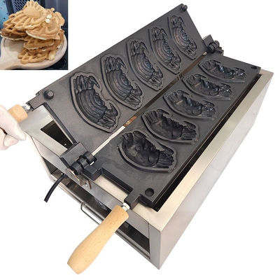 Commerciële Non Stick Electric Egg Waffle Maker met krab en dier vormen Cartoon 110/220 Spanning