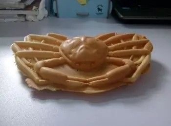 Commerciële Non Stick Electric Egg Waffle Maker met krab en dier vormen Cartoon 110/220 Spanning
