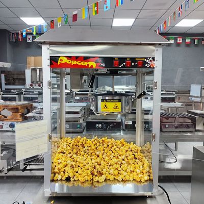220-240V/50-60Hz commerciële karamelpopcornmachine met boter smeltcapaciteit