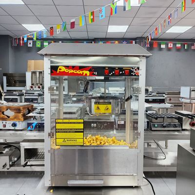 220-240V/50-60Hz commerciële karamelpopcornmachine met boter smeltcapaciteit