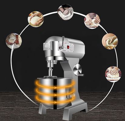 10L Planetary Stand Spiral Deeg Mixer voor Keukenapparatuur 220V Brood/Vloer/Ei