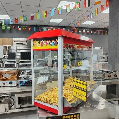 Industrial Caramel Double Pot Popcorn Machine Commerciële Popcorn Maker voor uw evenement