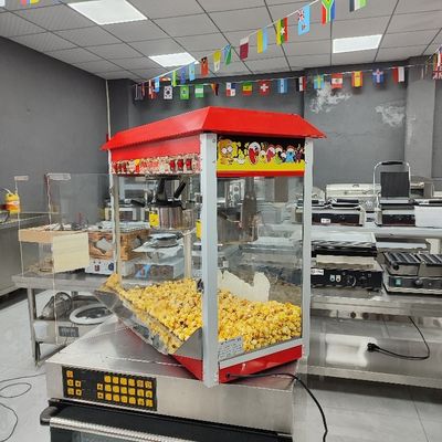 Industrial Caramel Double Pot Popcorn Machine Commerciële Popcorn Maker voor uw evenement