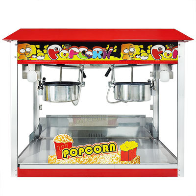 Industrial Caramel Double Pot Popcorn Machine Commerciële Popcorn Maker voor uw evenement