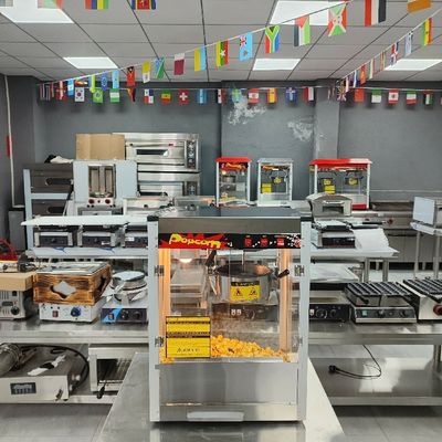 NO App-gecontroleerde roestvrijstalen popcornmachine voor commerciële elektrische popcorn