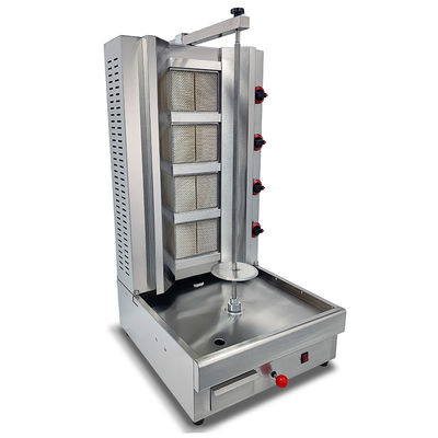 Duurzame PG-04 Commerciële 4 Brander Doner Kebab Machine Gas Shawarma Machine Voor Restaurant