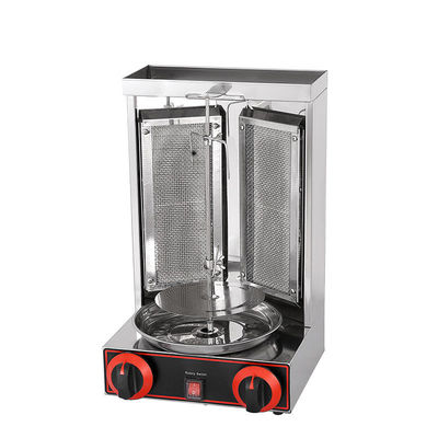 Automatische roterende Doner Kebab Machine voor LPG 2800Pa 37x37.5x53.5cm Verpakkingsgrootte