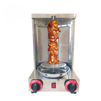 Automatische roterende Doner Kebab Machine voor LPG 2800Pa 37x37.5x53.5cm Verpakkingsgrootte