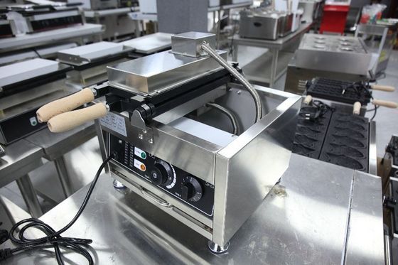 Elektrische Taiyaki-machine van roestvrij staal voor visvormige snackapparatuur 380x380x245mm