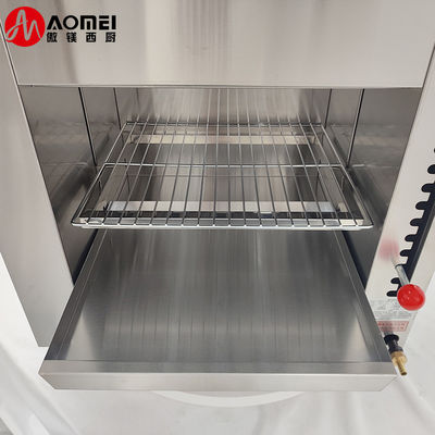 Roestvrij staal commerciële Salamander Grill Gas Salamander Machine 610*470*610mm 21.85KG