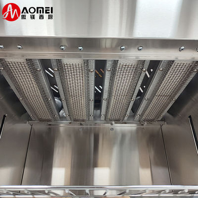 Roestvrij staal commerciële Salamander Grill Gas Salamander Machine 610*470*610mm 21.85KG