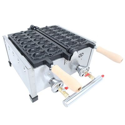 Verwisselbare platen Grilling / Panini Press Platen Taiyaki Maker Machine voor LPG