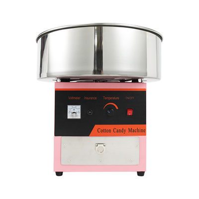 Elektrische suikervlieszoete katoenen snoepmachine met bekkengrootte Dia520*H170mm