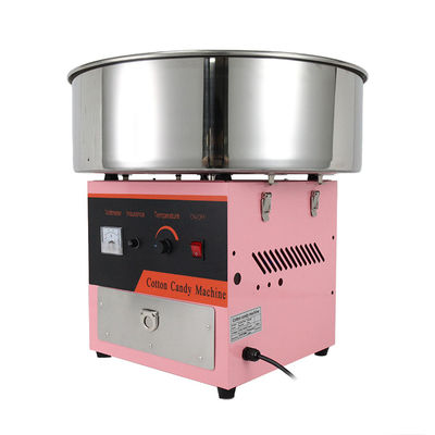 Elektrische suikervlieszoete katoenen snoepmachine met bekkengrootte Dia520*H170mm