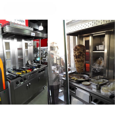 High Power Grill Meat snel en efficiënt Doner Kebab Shop Shawarma Maker
