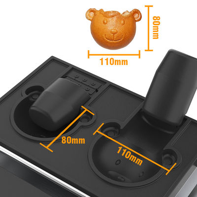 Sanks Made Simple Electric Taiyaki Bear Waffle Maker met 2 stuks per mal 11,25 kg