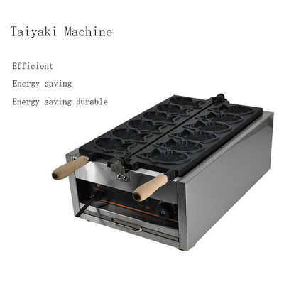 Multifunktioneel vis taiyaki machine maken wafels en vis vorm met open mond